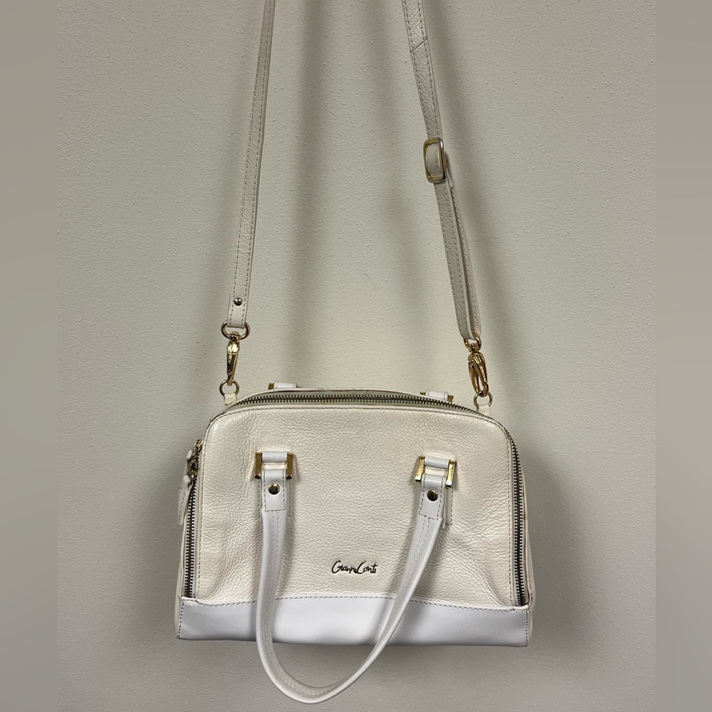 Gianni Conti White and Cream Handbag - Picture 13 of 16